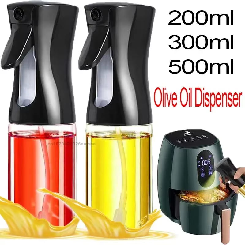 Oil Spray for Cooking Olive Oil Dispenser Plastic Bottle Sprayer Mist-Reusable Food Grade Oil Vinegar Spray Kitchen Accessories
