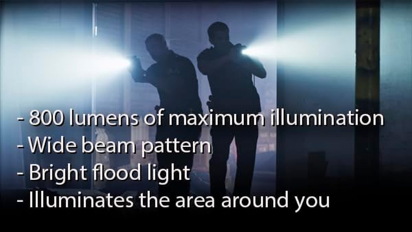 75458 Stinger DS LED HL 800-Lumen Rechargeable Dual Switch Flashlight with 120-Volt Ac/12-Volt DC Smart Charge Piggyback Charger (Nimh), Black