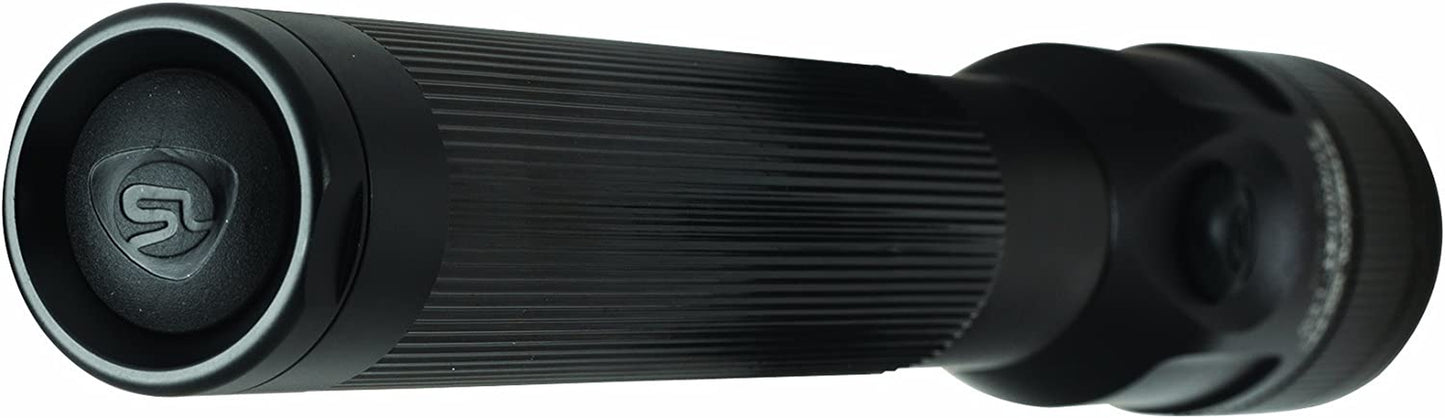 75458 Stinger DS LED HL 800-Lumen Rechargeable Dual Switch Flashlight with 120-Volt Ac/12-Volt DC Smart Charge Piggyback Charger (Nimh), Black