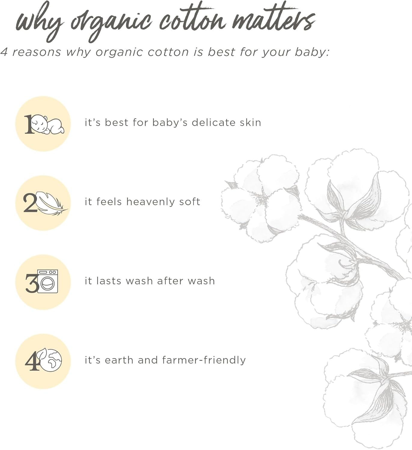 Jumpsuit, 100% Organic Cotton One-Piece Outfit Coverall with Hat