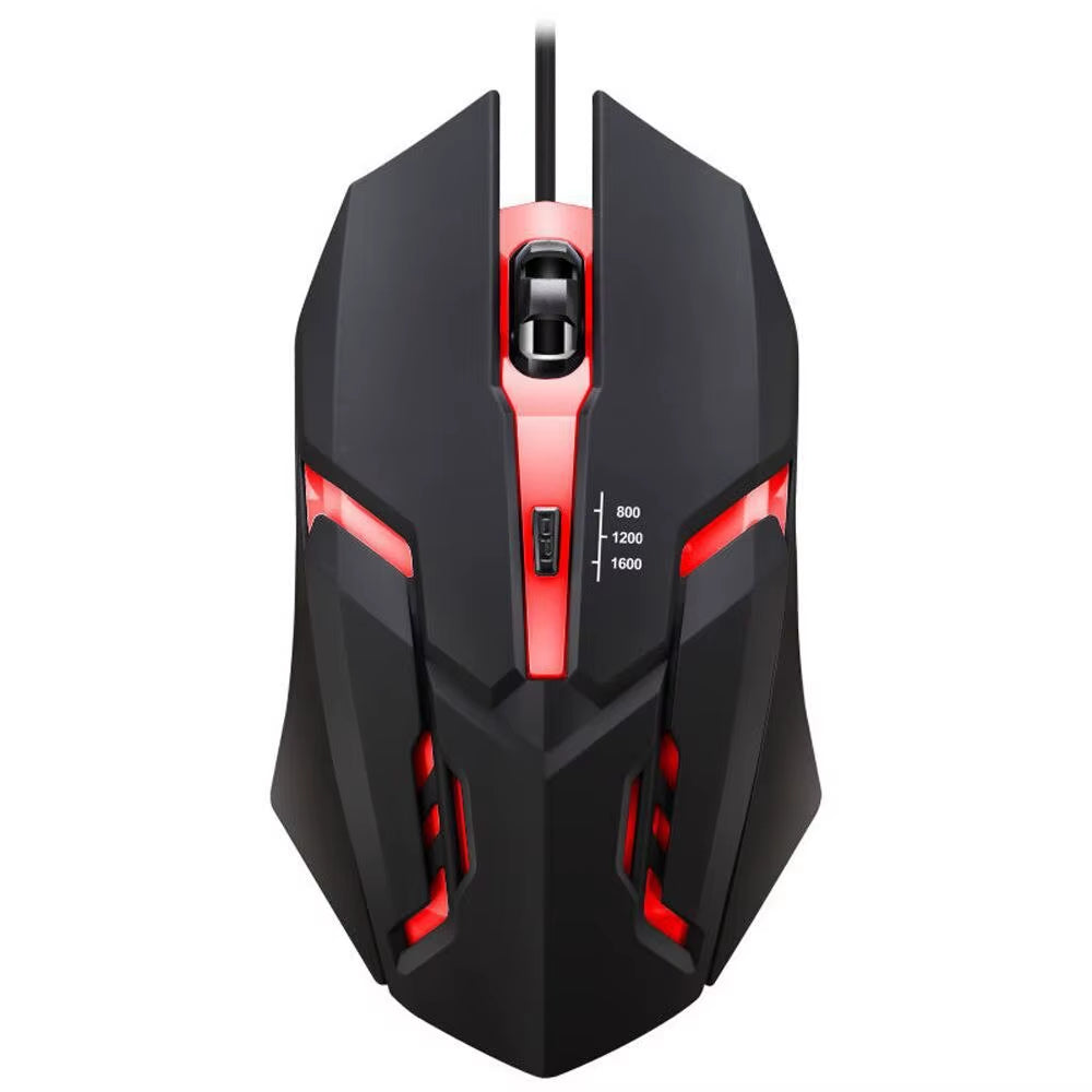 2025 Latest High-Quality Ergonomic Gaming Mouse for Desktop and Laptop Computers,4-Button USB RGB Backlit Mouse