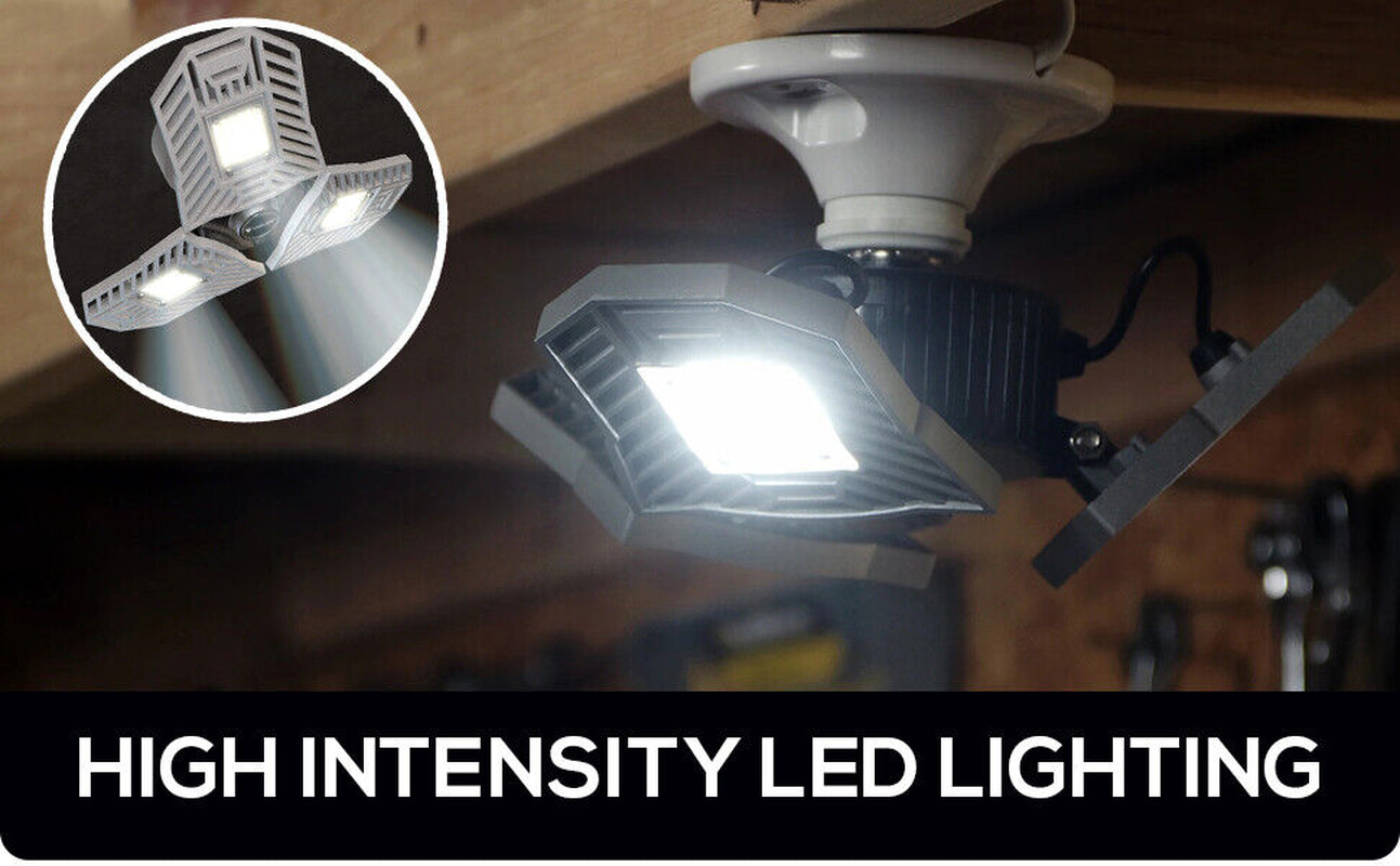 Three Led Garage Light- Led Adjustable Light-Basement Led Light